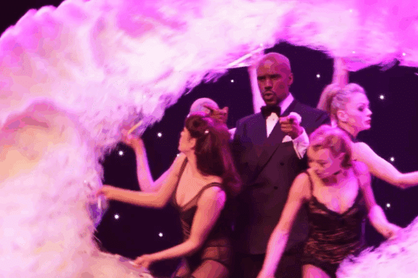 Night time event dance show