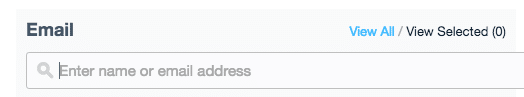 A screenshot of the Vimeo email share field