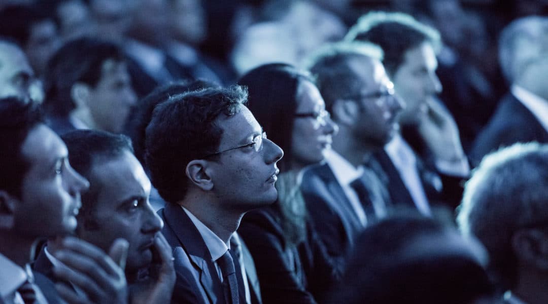 Crowd at a conference